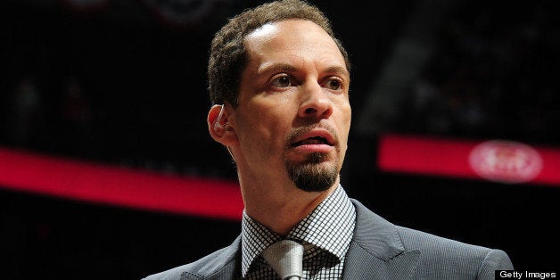 ATLANTA, GA - MAY 3: Here is a close-up of Chris Broussard an ESPN analyst after Game Six of the Eastern Conference Quarterfi