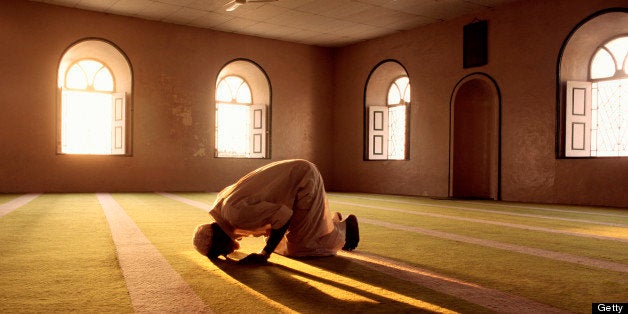 Islam is the predominant religion the length of the East African coast from Mozambique to Arabia. Mosque interior at dawn. Ilha de Mocambique (Island of Mozambique), Mozambique, East Africa. 8th November 2008 