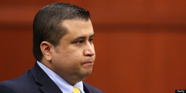 SANFORD, FL - JULY 8: George Zimmerman leaves the courtroom for the lunch break during the 20th day of his trial in Seminole circuit court, July 8, 2013 in Sanford, Florida. Zimmerman has been charged with second-degree murder for the 2012 shooting death of Trayvon Martin. (Photo by Joe Burbank-Pool/Getty Images)
