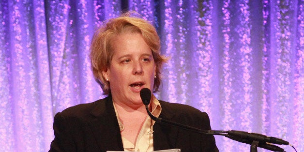 NEW YORK, NY - APRIL 11: Attorney Roberta Kaplan of Paul, Weiss, Rifkind, Wharton & Garrison LLP speaks during Center Dinner Annual Gala Honoring Edie Winsor at Cipriani, Wall Street on April 11, 2013 in New York City. (Photo by Taylor Hill/Getty Images)