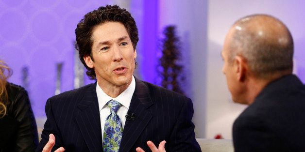 TODAY -- Pictured: Joel Osteen appears on NBC News' 'Today' show -- (Photo by: Peter Kramer/NBC/NBC NewsWire via Getty Images)