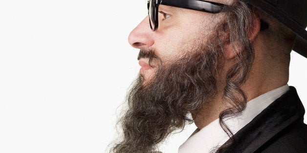 Profile of serious Jewish rabbi