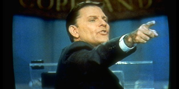 TV evangelist Kenneth Copeland, prob. during his TV show Day of Discovery. (Photo by Shelly Katz//Time Life Pictures/Getty Images)