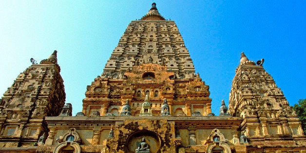 Mahabodhi Mahavihara temple in Bodhgaya. (Photo by: Godong/Universal Images Group via Getty Images)