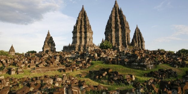 Indonesia, Java, Hindu Temple Complex Prambanan. (Photo by Education Images/UIG via Getty Images)