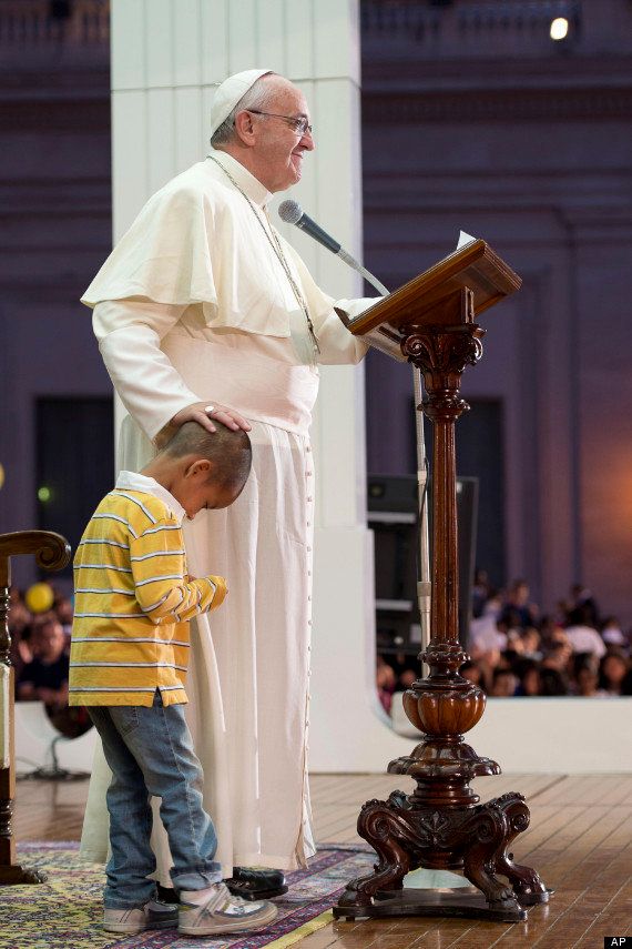 Boy In Yellow Steals Pope Francis' Heart As Well As Ours At Vatican Celebration For Families