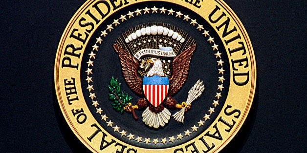 F 369589 01: FILE PHOTO: Seal of the President of the United States. (Photo by Marshall / Liaison Agency)