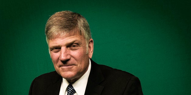 WASHINGTON, DC - NOVEMBER 13:Franklin Graham, religious leader and son of Billy Graham, during our interview on November, 13, 2012 in Washington, DC.(Photo by Bill O'Leary/The Washington Post via Getty Images)