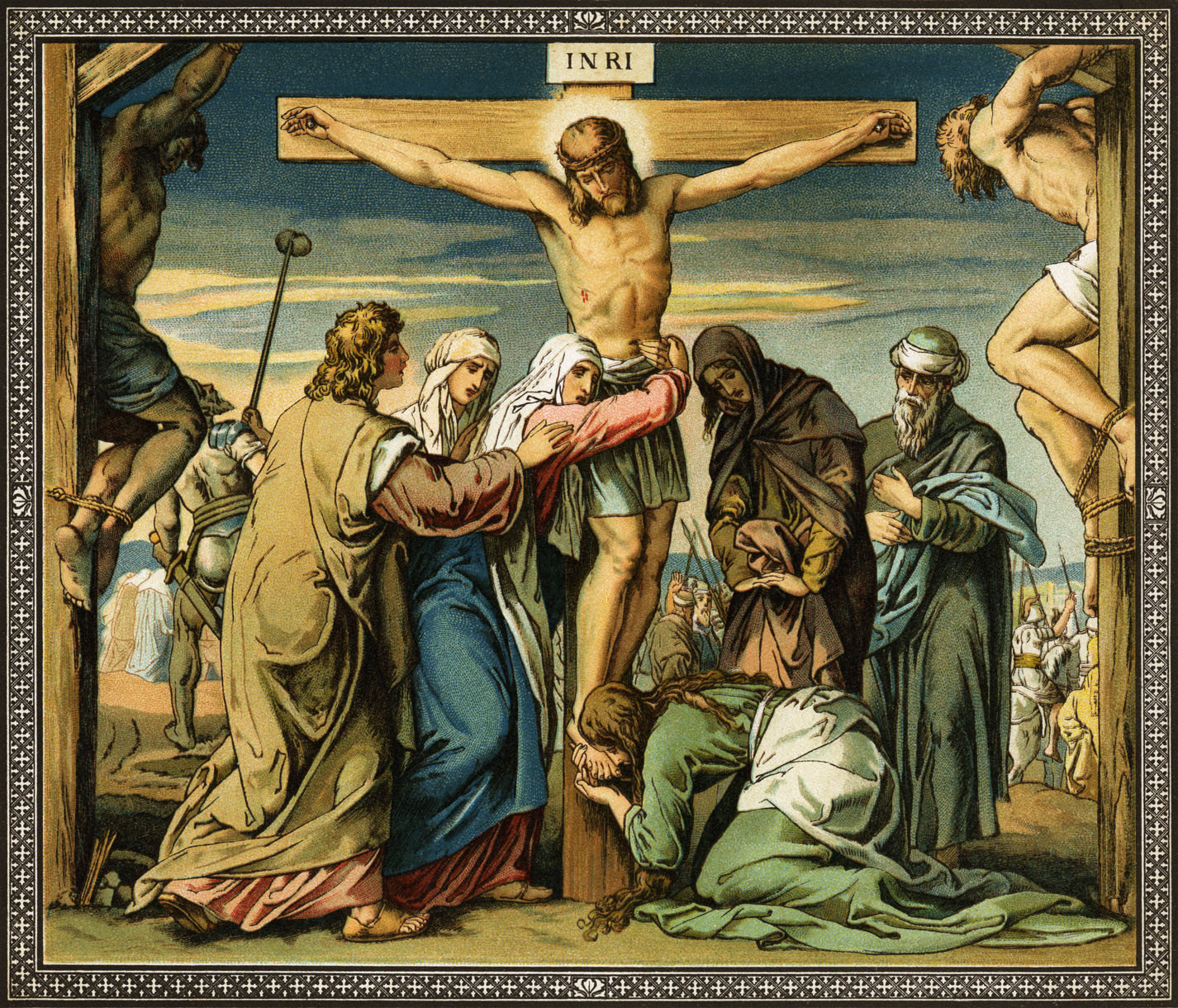 Jesus Crucifixion In Art Illustrates One Of The Most Famous Biblical   5bb7e4eb240000500098a9b8 