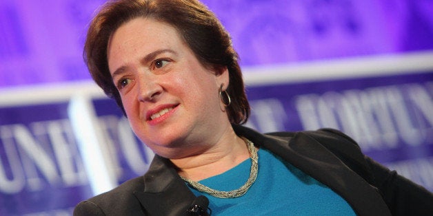 WASHINGTON, DC - OCTOBER 16: Associate Justice of the U.S. Supreme Court Elena Kagan speaks onstage at the FORTUNE Most Powerful Women Summit on October 16, 2013 in Washington, DC. (Photo by Paul Morigi/Getty Images for FORTUNE)