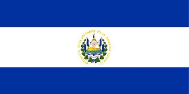 Flag of El Salvador. Bandera de El Salvador. 