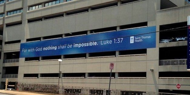 Biblical Hospital Advertising Message Of Hope Or Despair