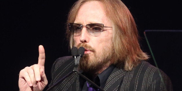 HOLLYWOOD, CA - APRIL 23: Singer Tom Petty speaks during the 31st Annual ASCAP Pop Music Awards at The Ray Dolby Ballroom at