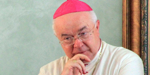 File photograph of Pole Monsignor Josef Wesolowski, (65) who has been the papal nuncio in the Dominican Republic for over five years, taken in Santo Domingo on August 12, 2011 at the Foreign Ministry. Pope Francis came under fire from victims groups on Thursday following news that he had quietly sacked the Vatican's envoy to the Dominican Republic over allegations of paedophilia. AFP PHOTO / ERIKA SANTELICES (Photo credit should read ERIKA SANTELICES/AFP/Getty Images)