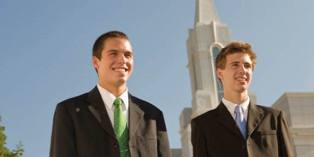 Temple Mormon Missionaries