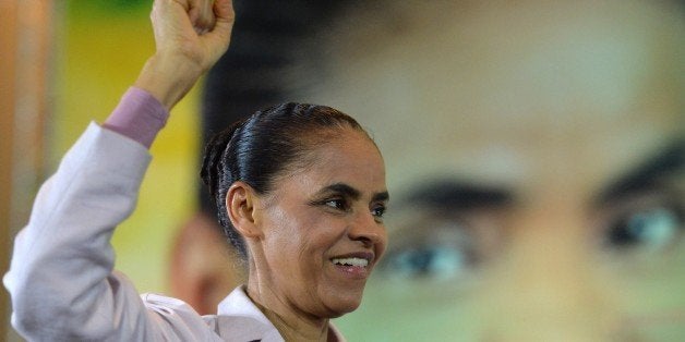 Brazil's presidential candidate for the Brazilian Socialist Party (PSB) Marina Silva attends a campaign meeting with union leaders in Sao Paulo, Brazil on September 24, 2014. The Brazilian general elections will take place next October 5. AFP PHOTO / NELSON ALMEIDA (Photo credit should read NELSON ALMEIDA/AFP/Getty Images)