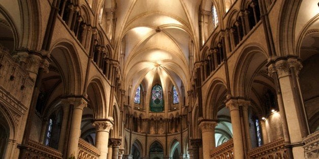 Canterbury Cathedral in Canterbury, Kent, is one of the oldest and most famous Christian structures in England and forms part