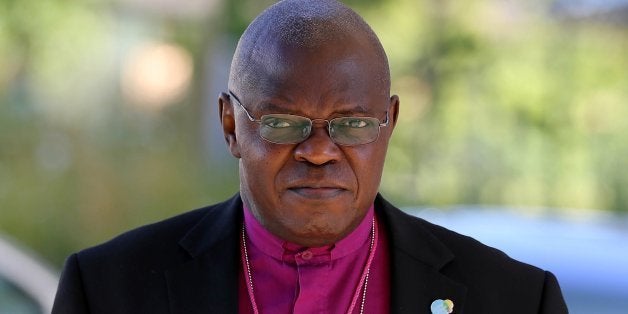 Bishop of York John Sentamu arrives for the Church of England General Synod in York on July 14, 2014. The Church of England could vote to allow female bishops for the first time in its history, ending half a century of bitter divisions over the role of women. A yes vote by its governing body, the General Synod, could see the first women appointed to the Anglican Church's top jobs by the end of this year. AFP PHOTO/Lindsey PARNABY (Photo credit should read LINDSEY PARNABY/AFP/Getty Images)