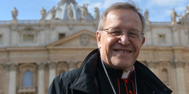 German cardinal Walter Kasper walks on St Peter's square during a break of a meeting of a conclave to elect a new pope on March 4, 2013 at the Vatican. The Vatican meetings will set the date for the start of the conclave this month and help identify candidates among the cardinals to be the next leader of the world's 1.2 billion Catholics. AFP PHOTO / ALBERTO PIZZOLI (Photo credit should read ALBERTO PIZZOLI/AFP/Getty Images)