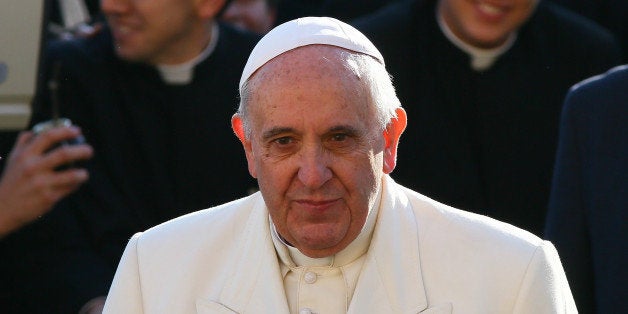 VAYICAN CITY, VATICAN - DECEMBER 17: Pope Francis looks on during his general audience at St Peter's square on December 17,