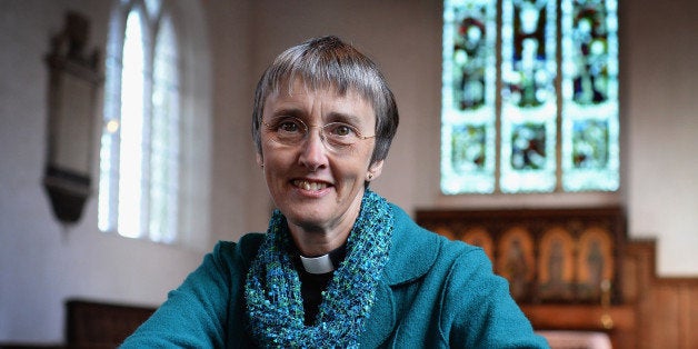KILHAM, ENGLAND - MARCH 25: The Rev Canon Alison White, who is to become the Church of Englands second female bishop, poses f