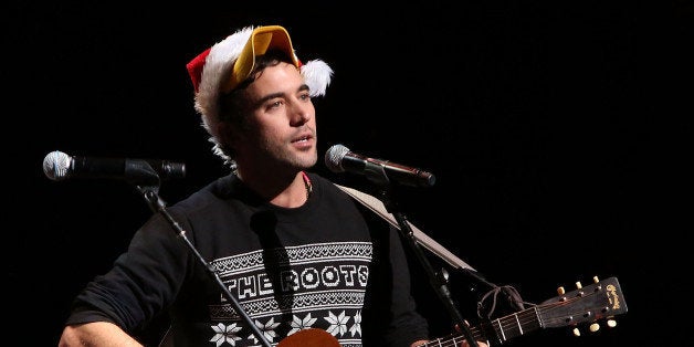 NEW YORK, NY - DECEMBER 06: Sufjan Stevens performs during Cyndi Lauper's 4th Annual 'Home For The Holidays' Benefit Concert