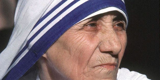 This undated photo shows Mother Teresa. Mother Teresa will be beatified, 19 October 2003, in a ceremony in St Peter's Square, Vatican. The beatification ceremony is the penultimate step to being canonised a saint and has been the shortest in modern history. Following the beatification, a second miracle has to be verified by the Vatican before Mother Teresa can be proclaimed a saint. AFP PHOTO RAVEENDRAN/AFP (Photo credit should read RAVEENDRAN/AFP/GettyImages)