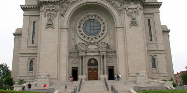 This July 25, 2008 photo shows the Cathedral of St. Paul in St. Paul Minnesota. St. Paul is the site of the 2008 Republican National Convention. AFP PHOTO/Karen BLEIER (Photo credit should read KAREN BLEIER/AFP/Getty Images)