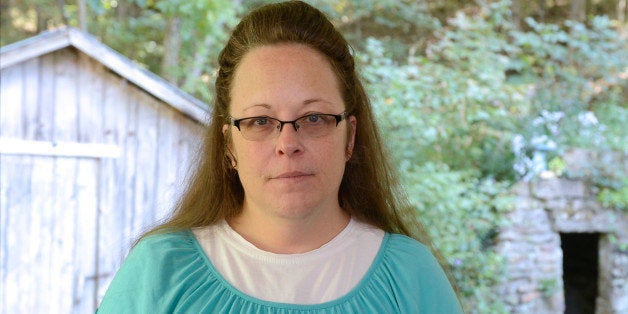 ABC NEWS - 9/21/15 - Paula Faris speaks to Kim Davis, the Kentucky court clerk who went to jail because she refused to issue gay marriage licenses. The exclusive interview will air on all ABC News programs and platforms. (Photo by Ida Mae Astute/ABC via Getty Images) KIM DAVIS