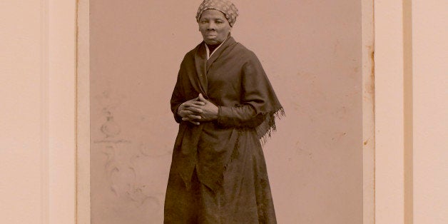 UNITED STATES - JUNE 17 - An original photograph of Slavery Abolitionist Harriet Tubman, taken by H. Seymour Squyer, and estimated to have been printed in 1885, is displayed on a cabinet card on display from the National Portrait Gallery before a House Administration Committee Hearing on 'The State of the Smithsonian' in the Longworth House Office Building on Wednesday, June 17, 2015. (Photo By Al Drago/CQ Roll Call)