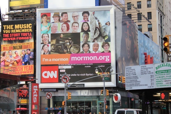 Times Square billboards: Nativity, invitation to share Savior's light –  Church News