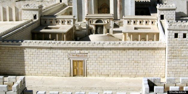 model of the second temple ...