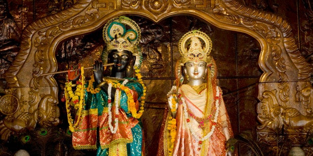 Radha In Hindu mythology, mistress of the god Krishna when he lived among the cowherds of Vrndavana. In the bhakti movement o