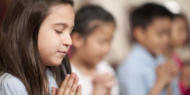 Children in a religious program