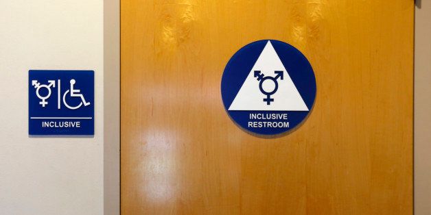 A gender-neutral bathroom is seen at the University of California, Irvine in Irvine, California September 30, 2014. The University of California will designate gender-neutral restrooms at its 10 campuses to accommodate transgender students, in a move that may be the first of its kind for a system of colleges in the United States. REUTERS/Lucy Nicholson (UNITED STATES - Tags: EDUCATION SOCIETY POLITICS)