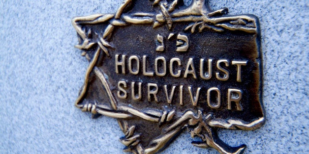 Close-up of a memorial plaque