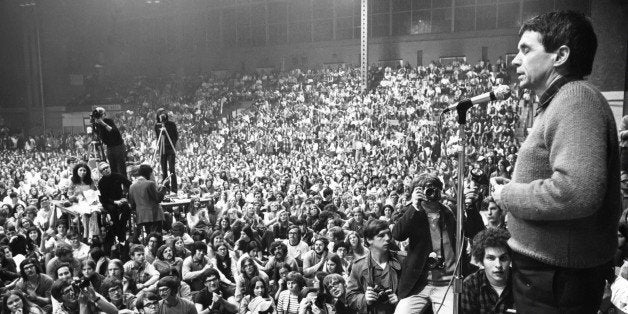 ITHACA, NY - CIRCA 1970: Daniel Berrigan at Cornell University circa 1970 in Ithaca, New York. (Photo by PL Gould/IMAGES/Getty Images)