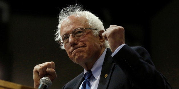 Democratic U.S. presidential candidate Bernie Sanders speaks at a campaign rally in Salem, Oregon, U.S., May 10, 2016. REUTERS/Jim Urquhart TPX IMAGES OF THE DAY 