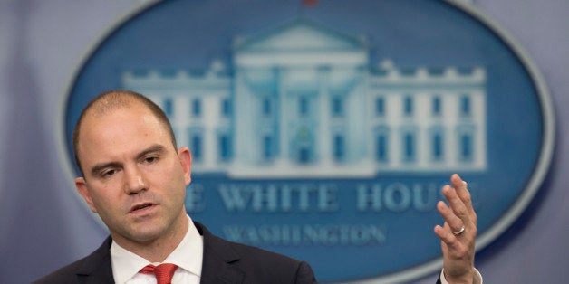 Deputy National Security Adviser For Strategic Communications Ben Rhodes speaks to the media during the daily briefing in the Brady Press Briefing Room of the White House, Thursday, Feb. 18, 2016. White House announced that President Barack Obama and the First Lady will travel to Cuba on March 21st, and he will be the first U.S. President since Calvin Coolidge in 1928 to visit Cuba. (AP Photo/Carolyn Kaster)