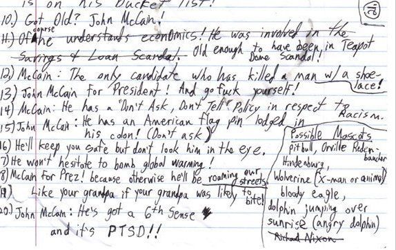 Secret McCain Campaign Slogan Memo Leaked | HuffPost Latest News