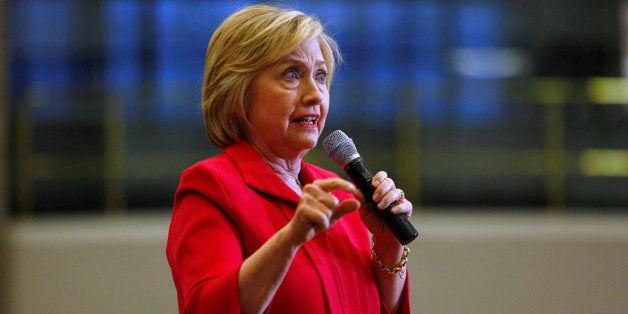 U.S. Democratic presidential candidate Hillary Clinton speaks at Transylvania University in Lexington, Kentucky, U.S., May 16