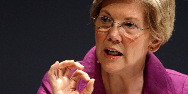 U.S. Senator Elizabeth Warren (D-MA) takes part in the Washington Ideas Forum in Washington, October 1, 2015. REUTERS/Jonath
