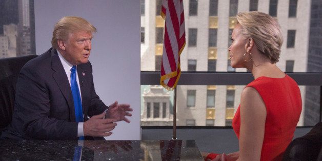MEGYN KELLY presents: Megyn Kelly (R) and Donald Trump (L) during the FOX special 'MEGYN KELLY presents' airing Tuesday, May 17 (8:00-9:01 PM ET/PT) on FOX. (Photo by Eric Liebowitz/FOX via Getty Images)