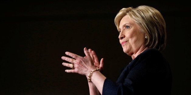 Democratic U.S. presidential candidate Hillary Clinton applauds at a campaign event in San Jose, California, U.S., May 26, 20