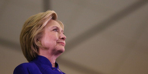 NEWARK, NJ - JUNE 01: Democratic presidential candidate Hillary Clinton attends a rally on June 1, 2016 in Newark, New Jersey. Clinton will head back to California tomorrow where she is in a tight race with Democratic challenger Sen. Bernie Sanders (D-VT). (Photo by Spencer Platt/Getty Images)