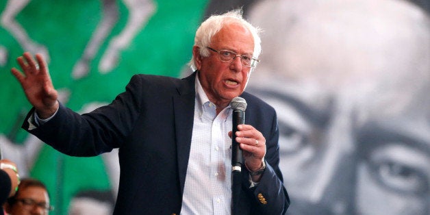 U.S. Democratic presidential candidate Bernie Sanders speaks at a campaign rally at Casa del Mexicano in Los Angeles, California, U.S. June 4, 2016. REUTERS/Lucy Nicholson