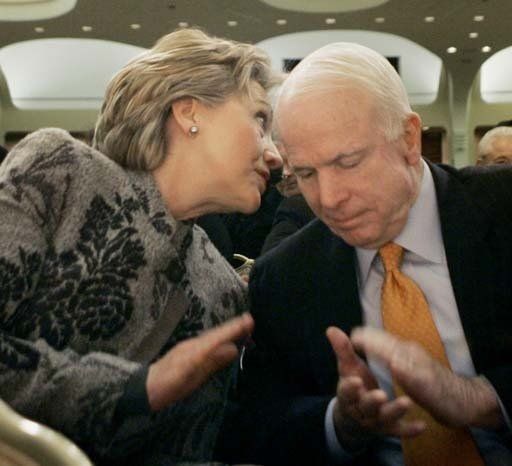 Making A Pitch Mccain And Surrogate Talk Up Hillary Huffpost Latest News