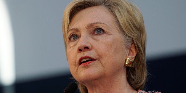 U.S. Democratic presidential candidate Hillary Clinton comments on the just-released Benghazi report as she speaks at Galvani