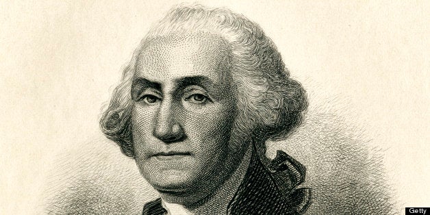 Engraving From 1884 Featuring The First American President, George Washington. Washington Lived From 1732 Until 1799.