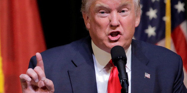 Republican U.S. presidential candidate Donald Trump speaks at a campaign rally in Raleigh, North Carolina, U.S., July 5, 2016